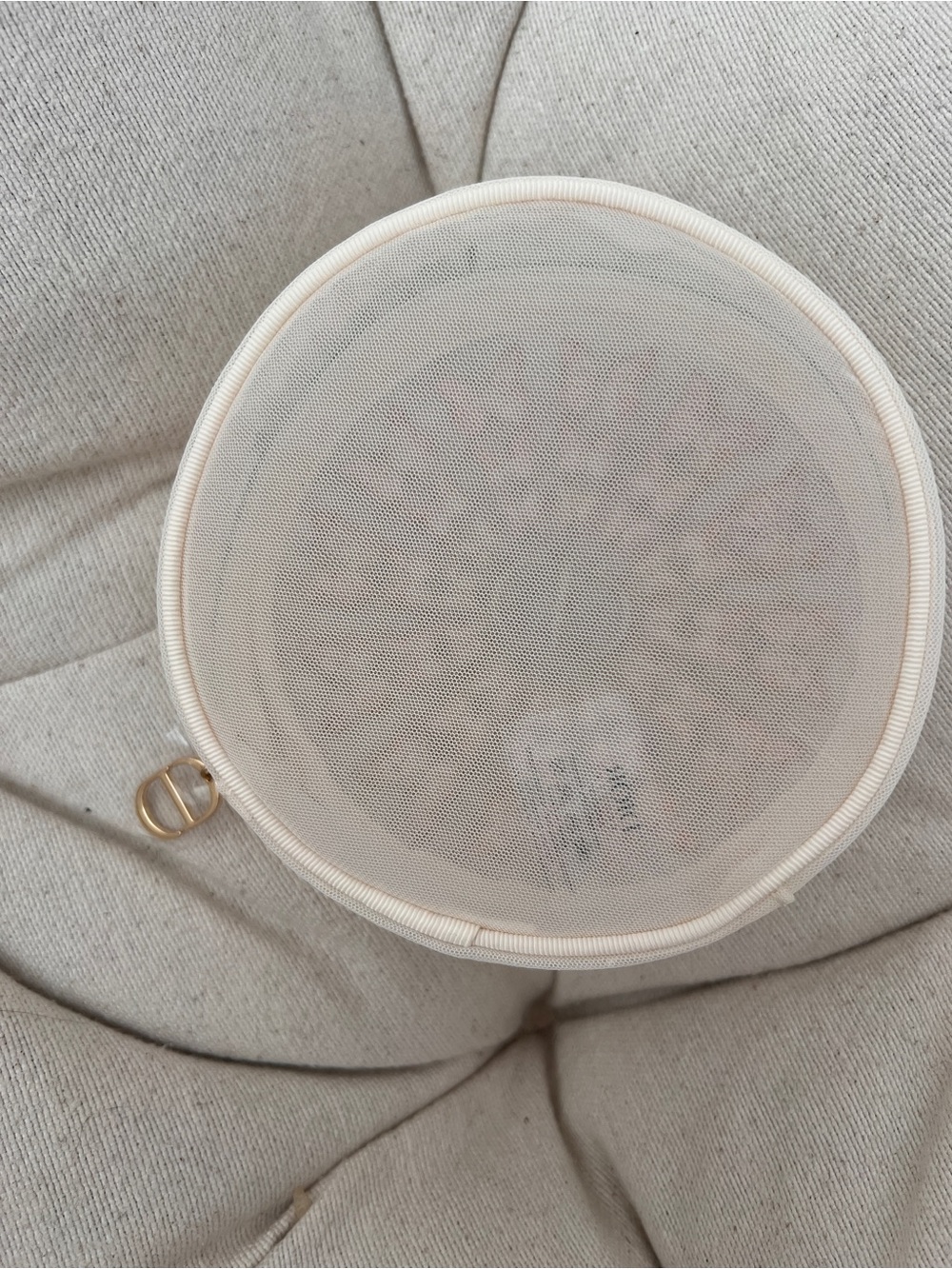 BRAND NEW DIOR Round Embroidered Butterfly Pouch - Picture 5 of 6